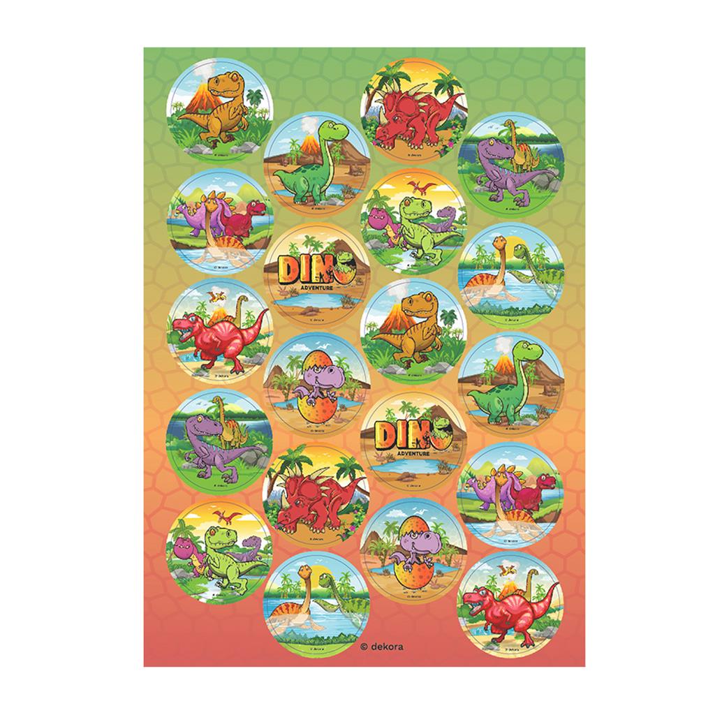 MINI DISCS ZUCKERAUFLEGERDINOSAURIER