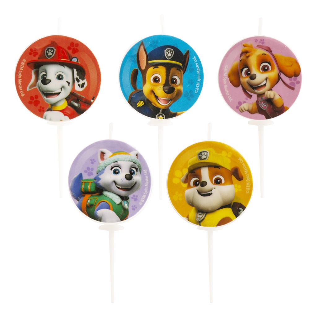 PAW PATROL KERZEN 5 STK.
