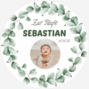 Tortenaufleger Rund mit Blätter