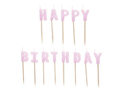 KERZEN HAPPY BIRTHDAY VIOLETT