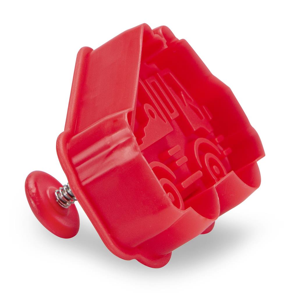 AUSSTECHFORM MIT AUSWERFER FEUERWEHRAUTO