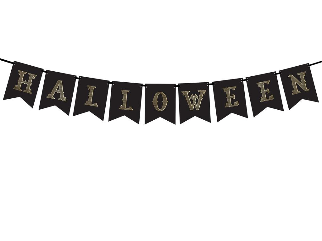 BANNER HALLOWEEN BLACK