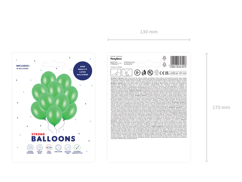 BALLONS METALLIC BRIGHT GREEN
