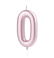 KERZE NUMMER 0 ROSEGOLD