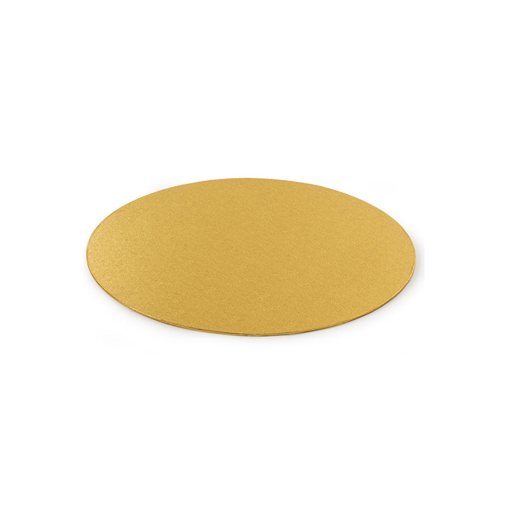CAKE BOARD, GOLD, RUND¸ 22CM