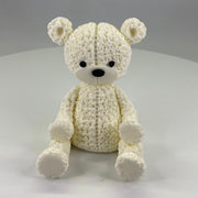 TEDDYBÄR WEISS ZUCKERFIGUR ZOTTELIG