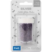 GLITTER FLAKES SILVER
