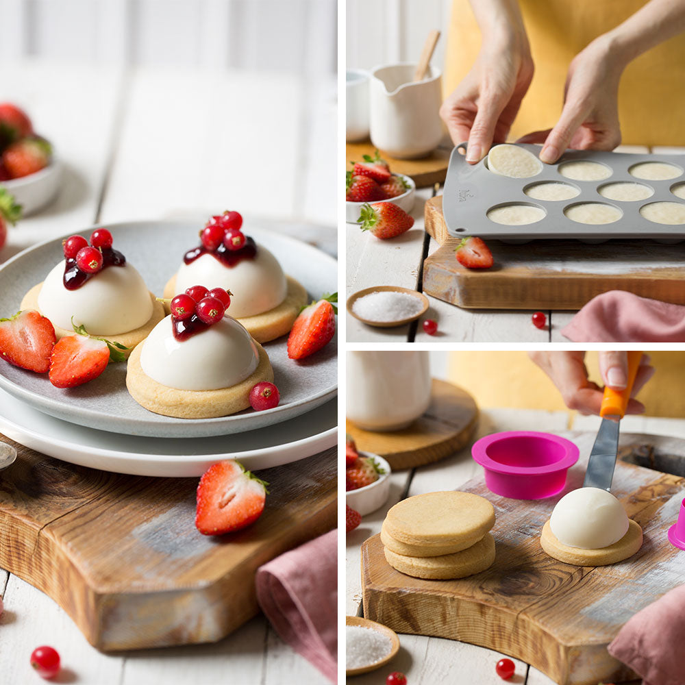 SILIKONBACKFORM HALBKUGEL 50 X 25