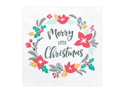 SERVIETTEN MERRY LITTLE CHRISTMAS