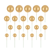 TOPPER KUGELN GOLD 20-ER SET