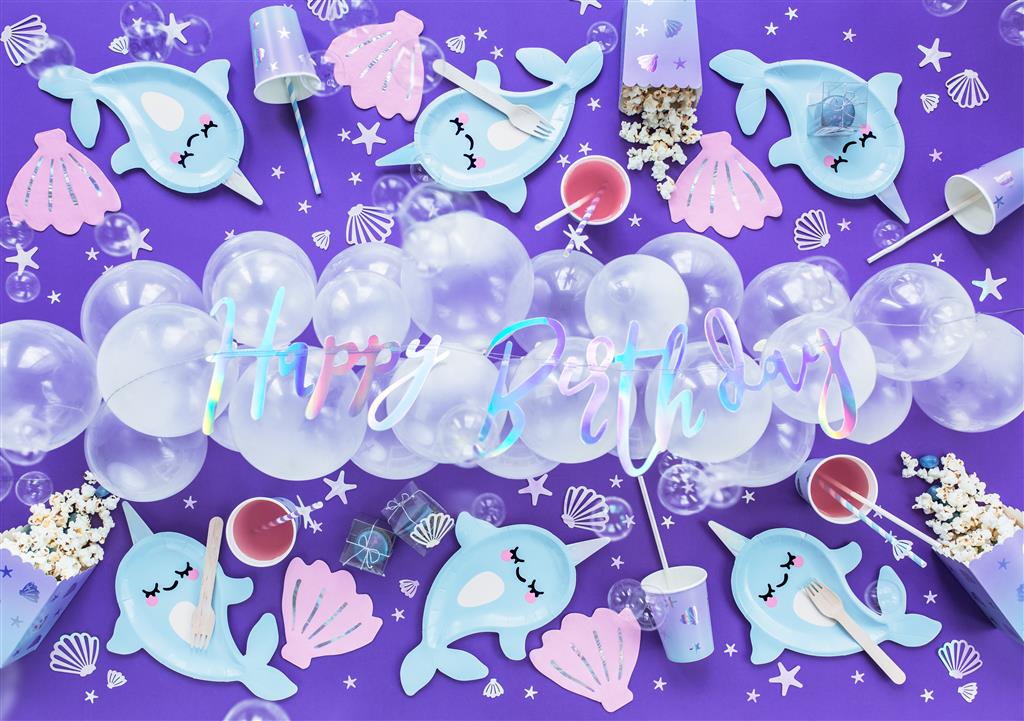 Confetti Narwhal iridescent