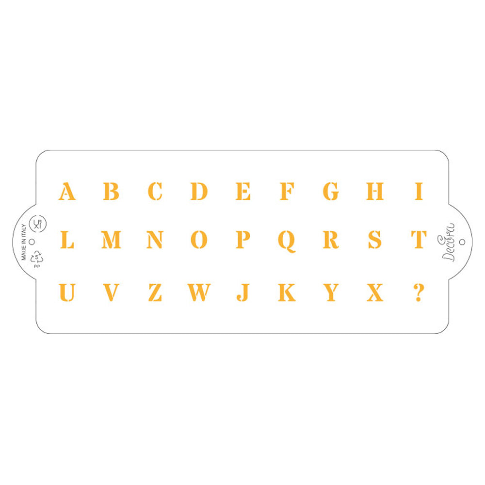 Stencil Alphabet
