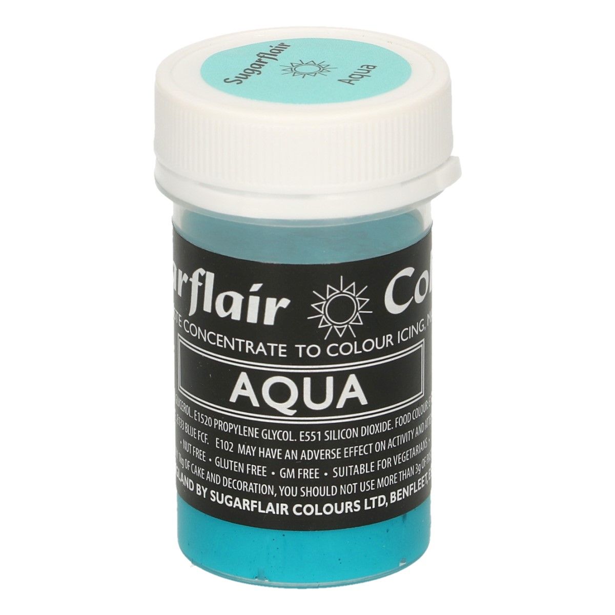 SUGARFLAIR PASTENFARBE PASTEL - AQUA