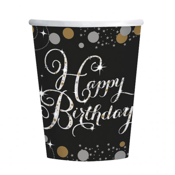SPARKL. CELEBRATION GOLD HAPPY B-DAY - BECHER