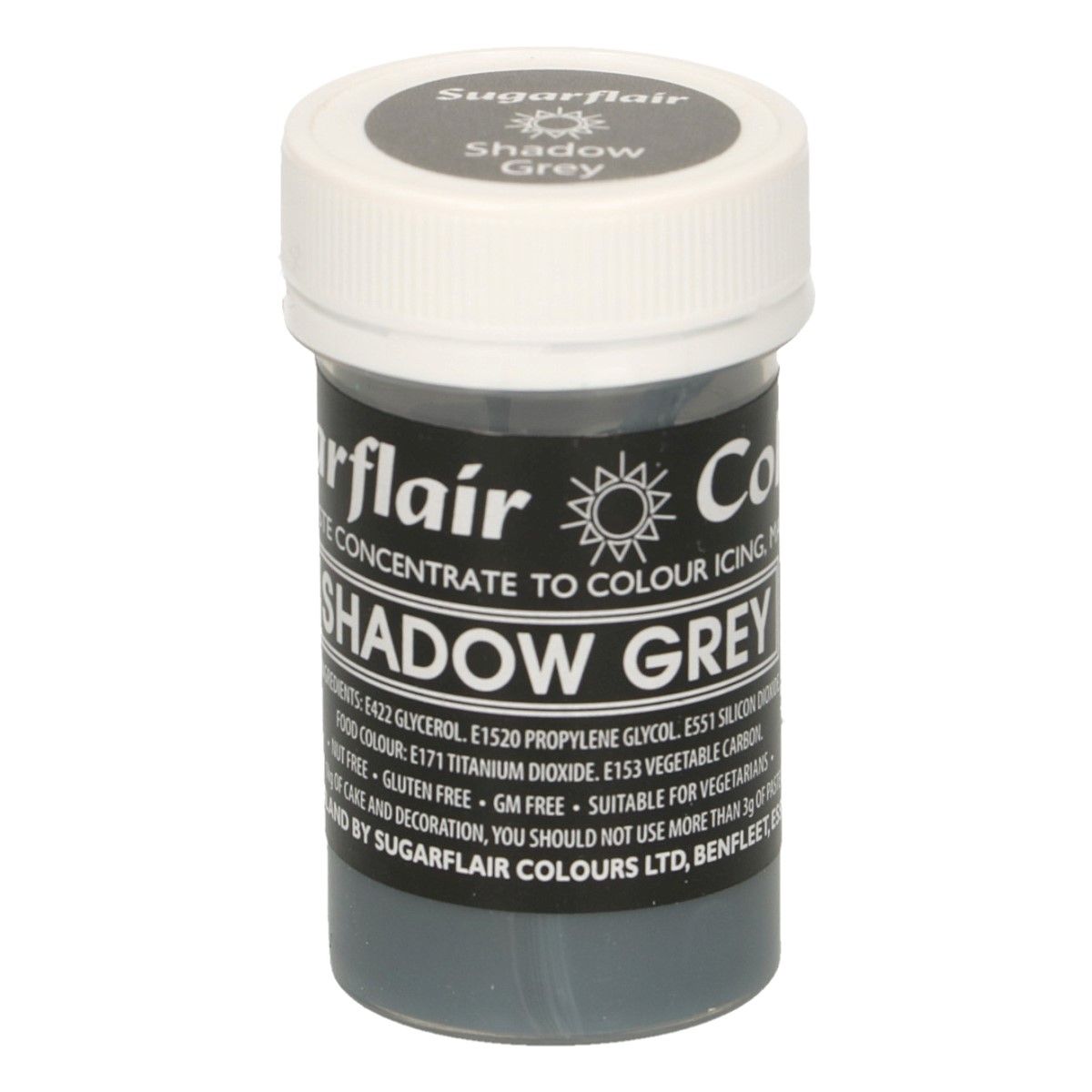 SUGARFLAIR PASTENFARBE PASTEL - SHADOW GREY