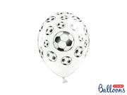 BALLON FUSSBALL PASTEL PURE WHITE 30 CM