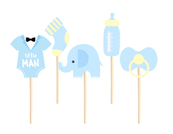 CAKE TOPPER BABY SHOWER BOY/5