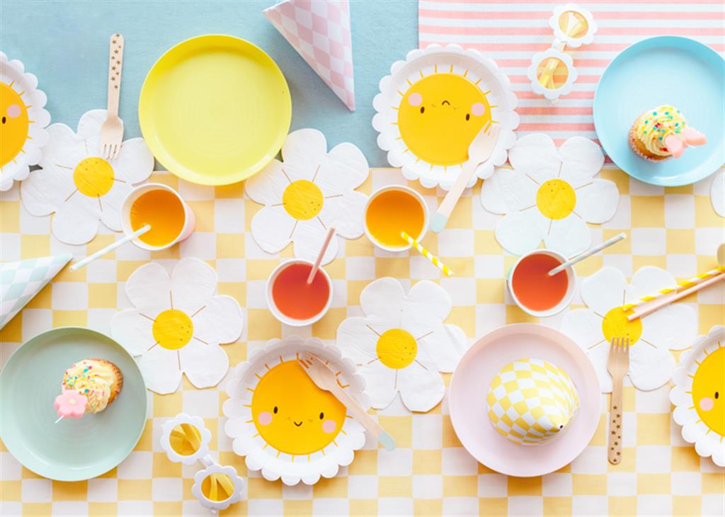 PAPPTELLER SONNE 18 CM/6