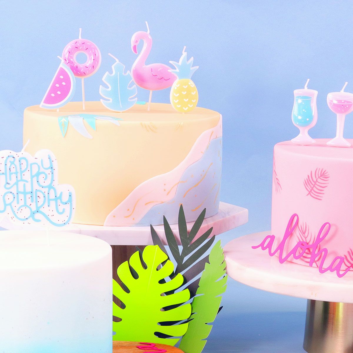 KERZEN-SET TROPICAL/5