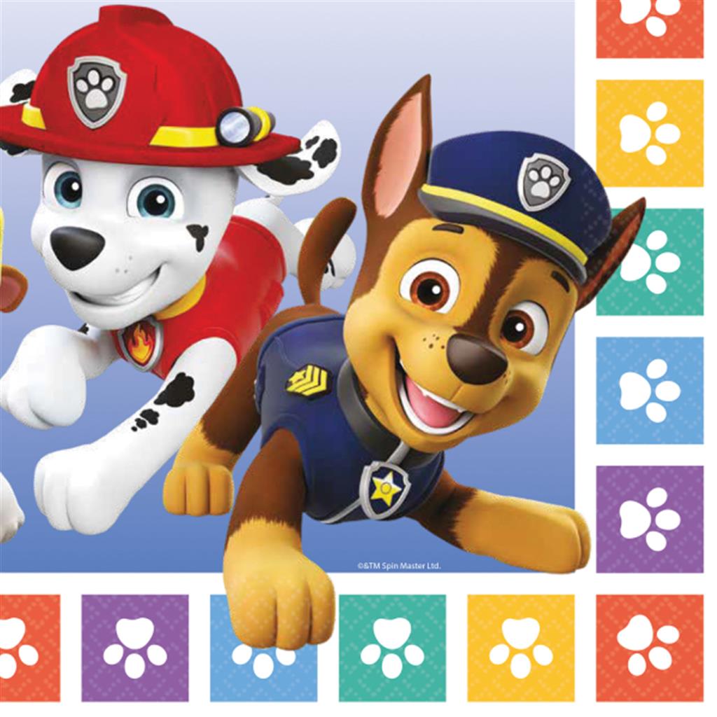 PAW PATROL 2022 SERVIETTEN