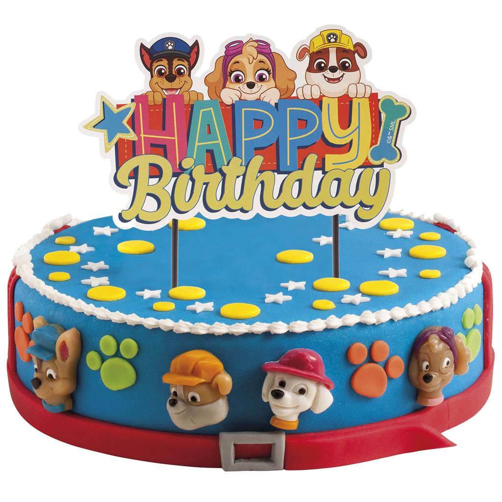 CAKE TOPPER PAW PATROL