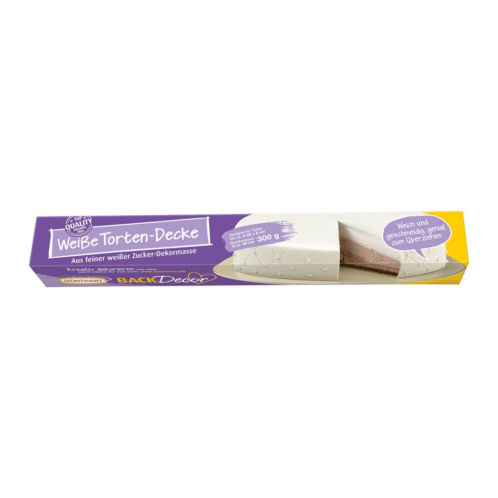 AUSGEROLLTER FONDANT WHITE
