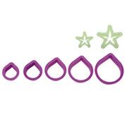 AUSSTECHER SET ROSE MIT BLATT