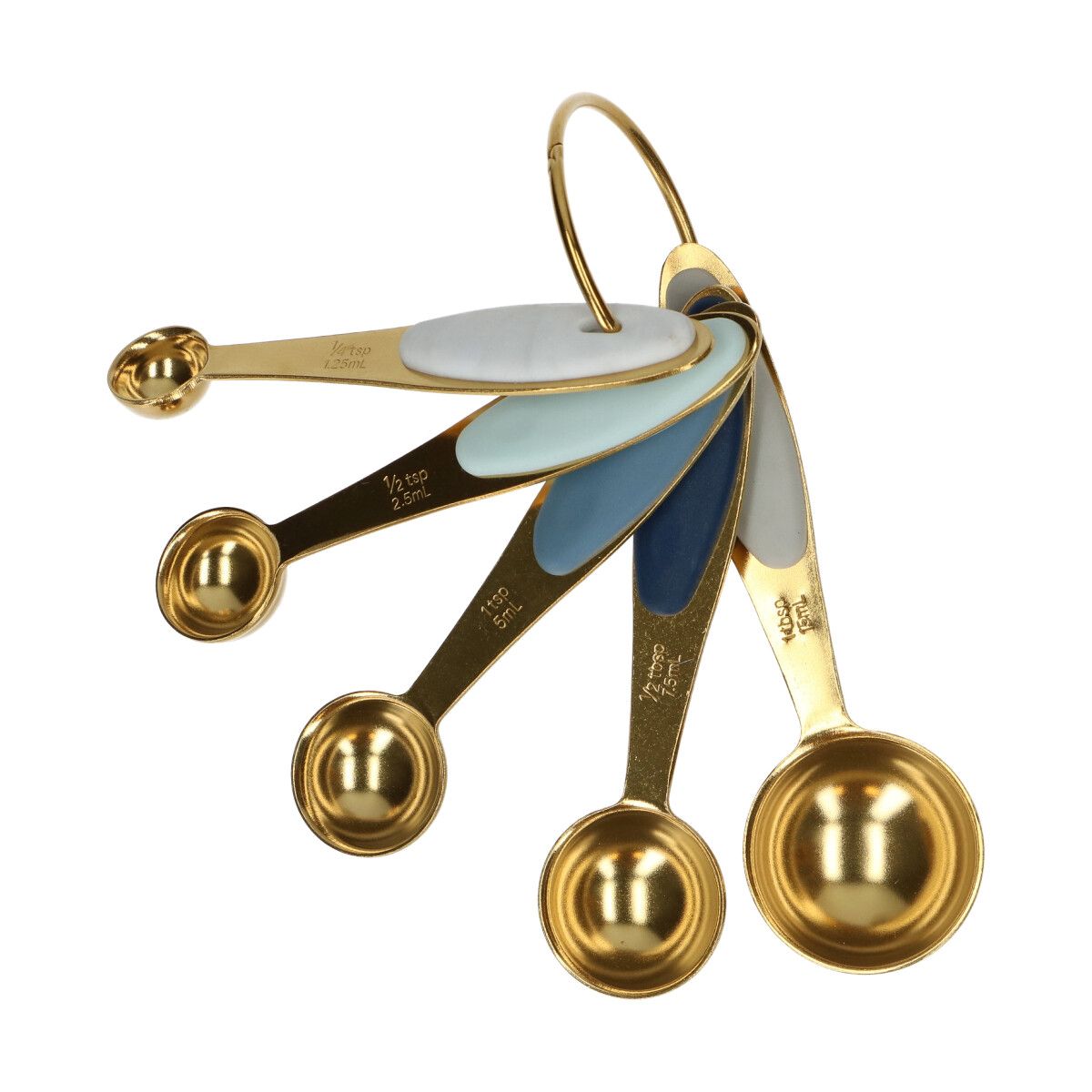 WILTON MESSLÖFFEL METALL 5-TEILIG