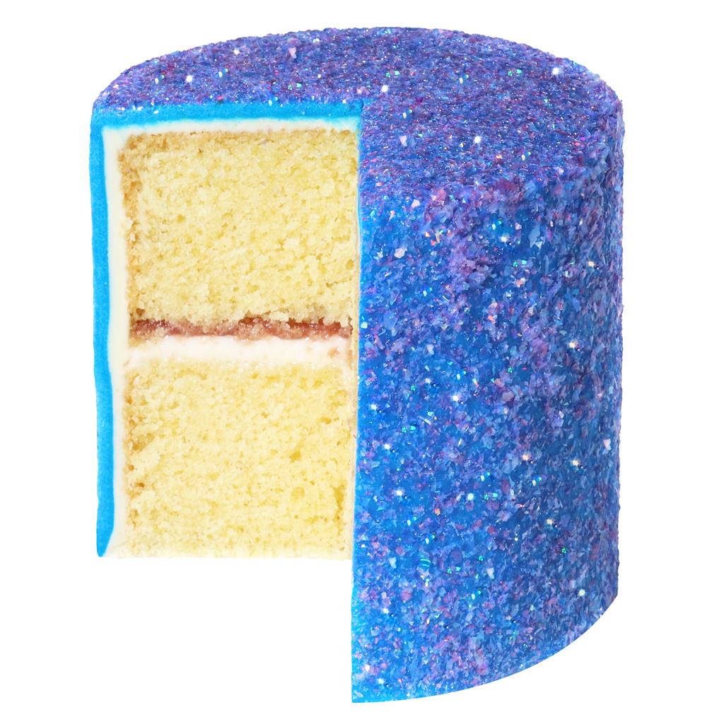 ESSBARE IRISIERENDE GLITTERFLOCKEN UNICORN