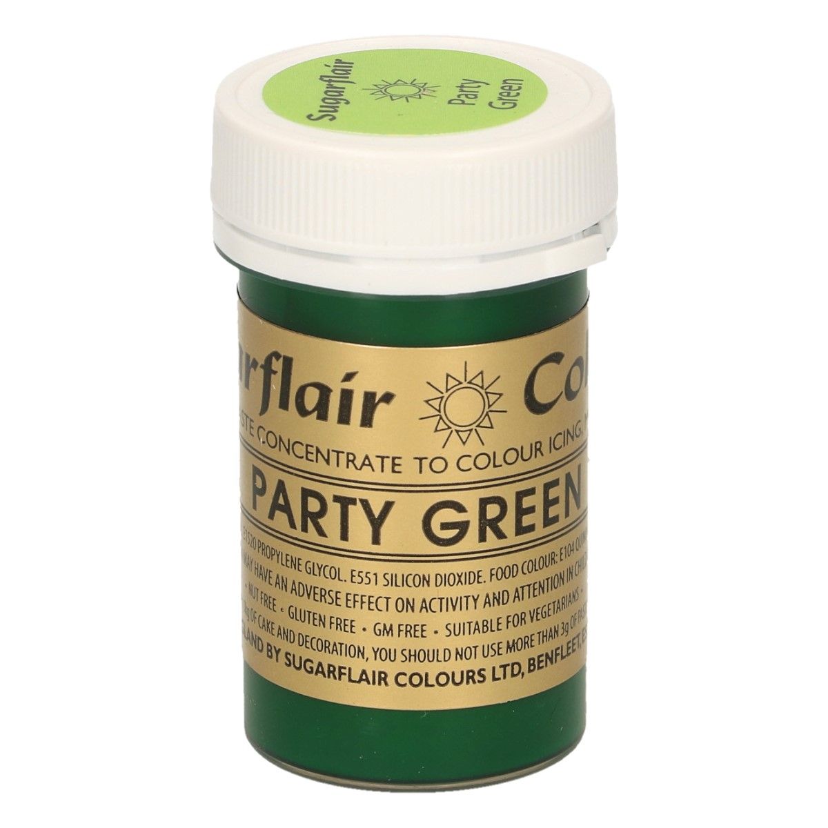 SUGARFLAIR PASTENFARBE - PARTY GREEN