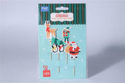 CHRISTMAS CAKE TOPPER SANTA FRIENDS/24