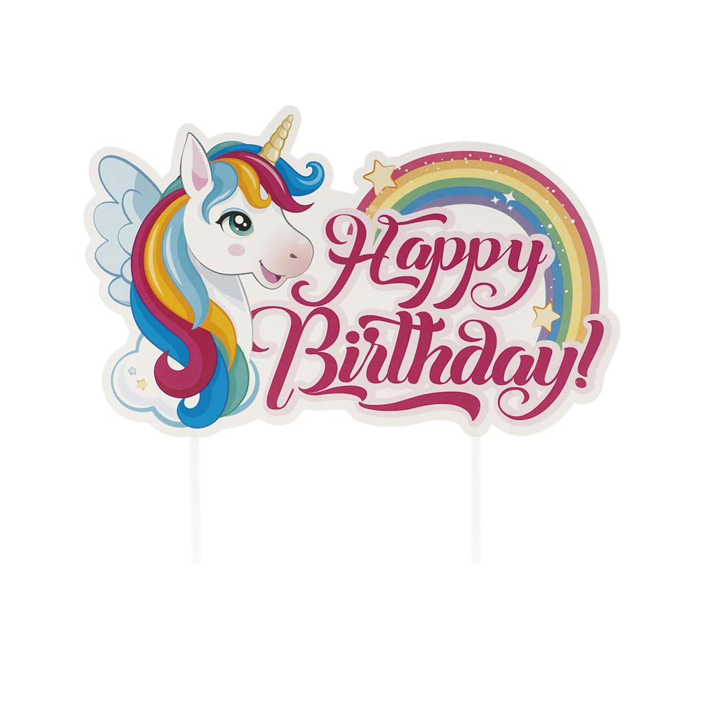 CAKE TOPPER UNICORN