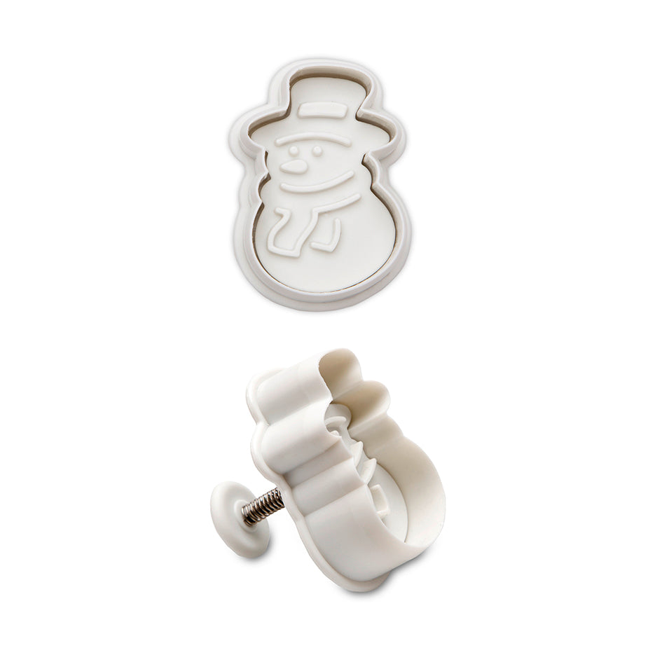 PRÄGE-AUSSTECHER MIT AUSWERFER SCHNEEMANN