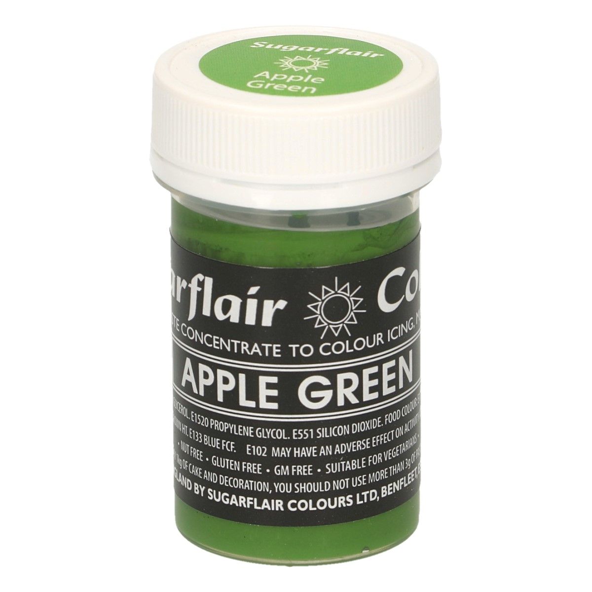 SUGARFLAIR PASTENFARBE PASTEL - APPLE GREEN