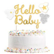 HELLO BABY CAKE TOPPER