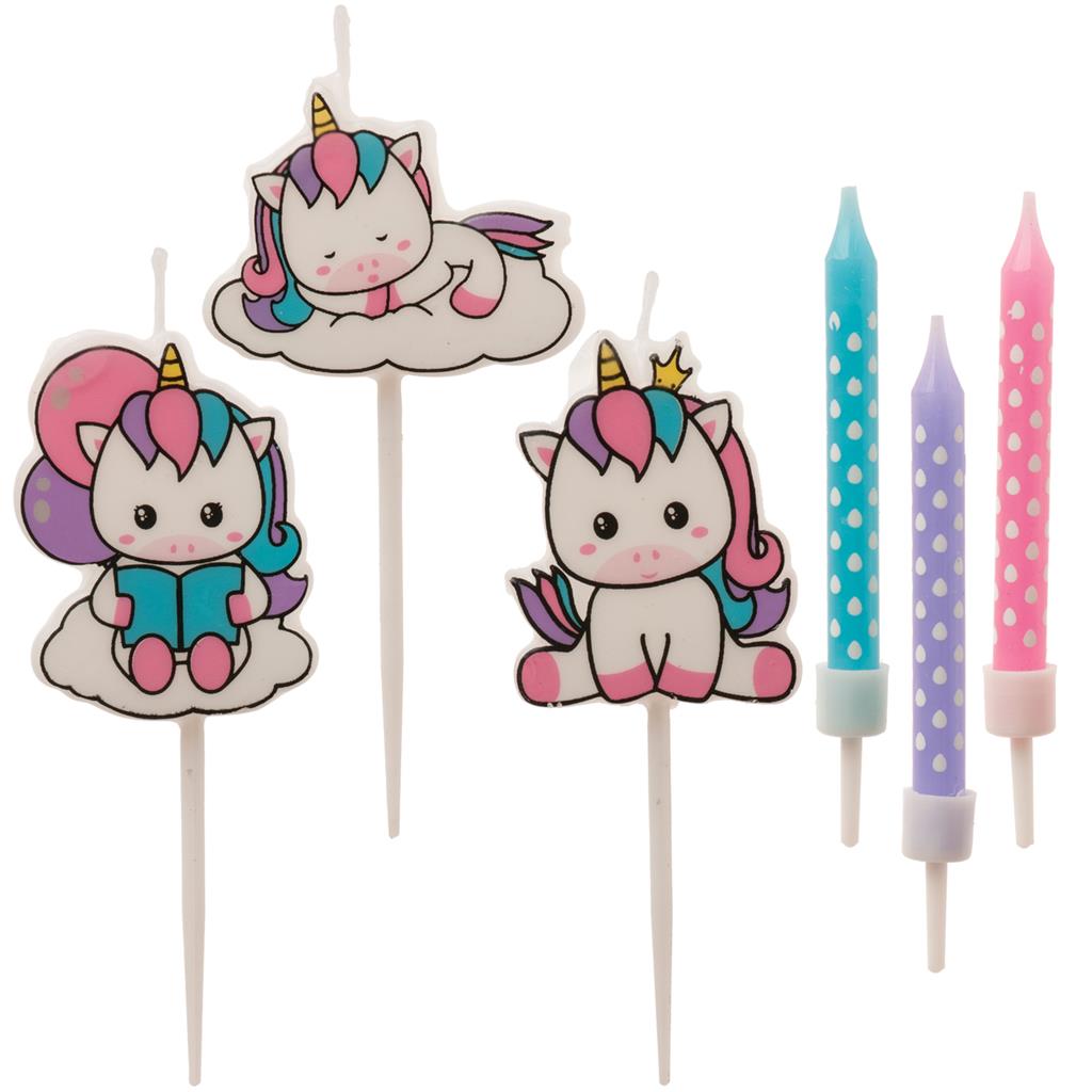 NET TOYS Einhorn Tortenkerzen – 6 Stück, Ca. 6 Cm Hoch – Bunt, Aus Paraffin – Ideal Für Kindergeburtstag & Mottoparty NET TOYS Einhorn Tortenkerzen – 6 Stück, Ca. 6 Cm Hoch – Bunt, Aus Paraffin – Ideal Für Kindergeburtstag & Mottoparty
