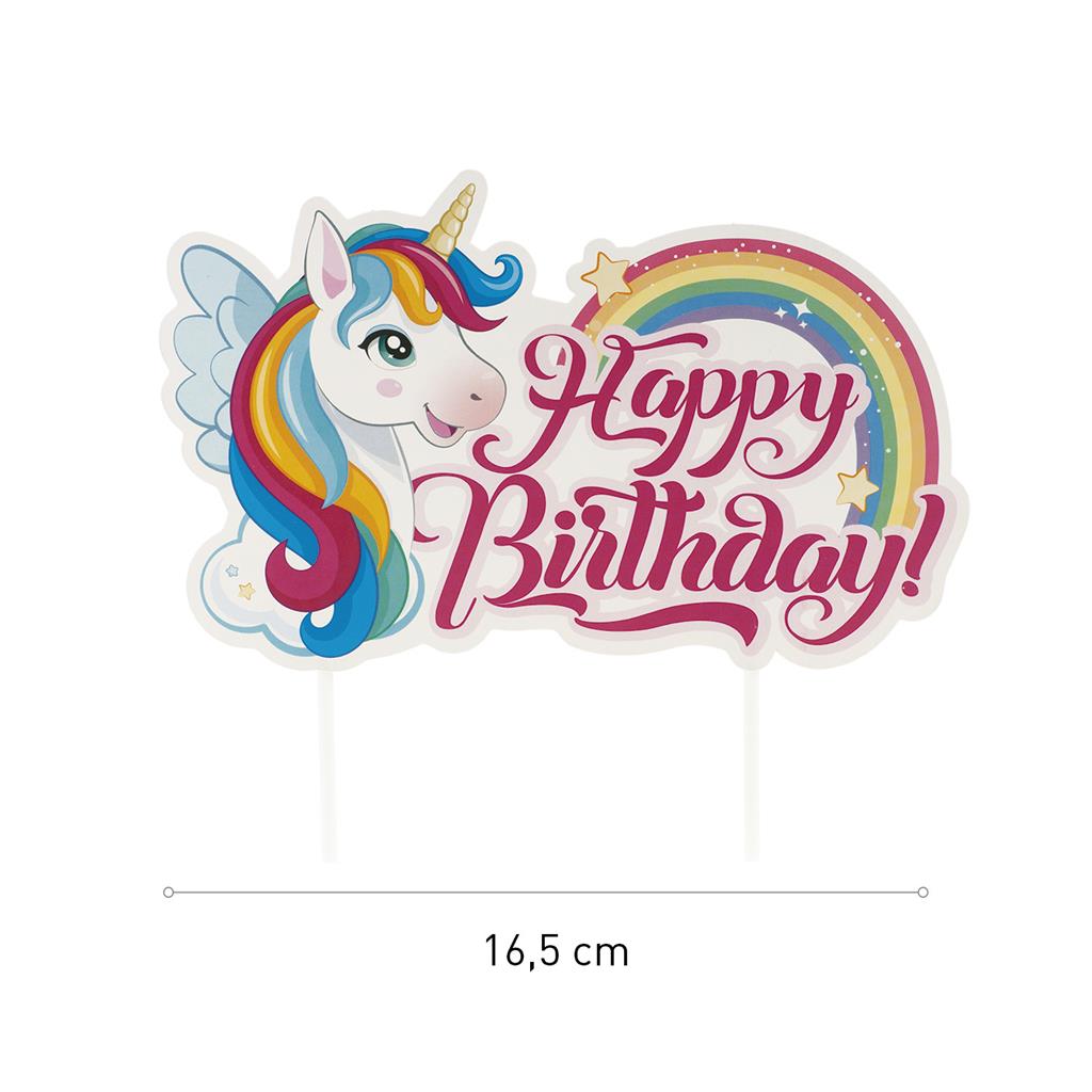 CAKE TOPPER UNICORN
