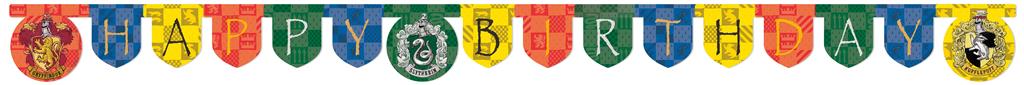 HARRY POTTER BANNER HAPPY BIRTHDAY