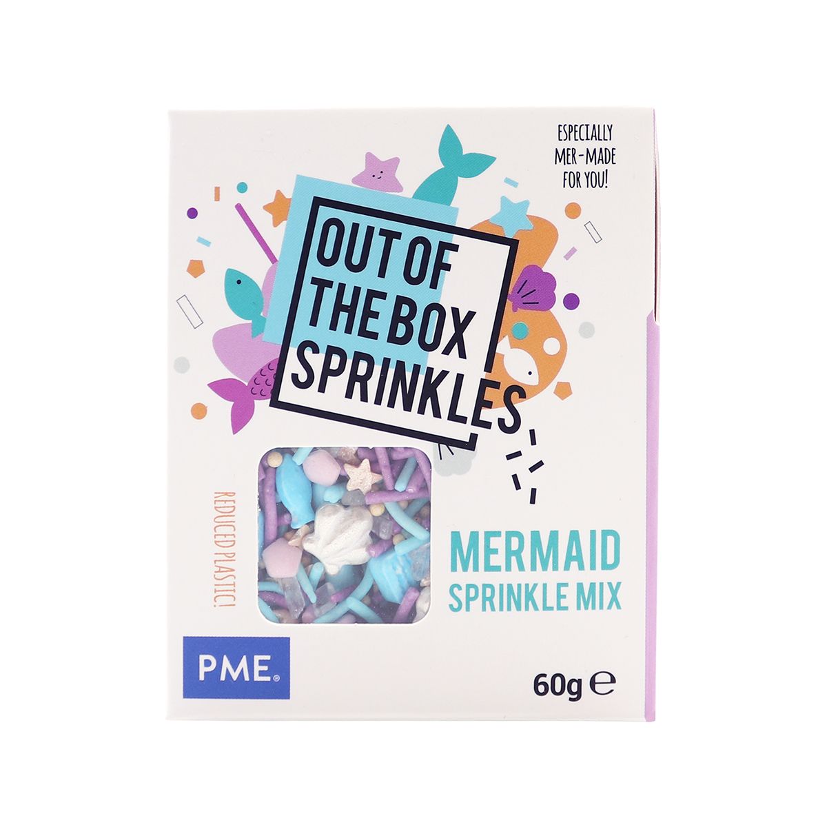 OUT THE BOX-SPRINKLE MIX MERMAID 60G
