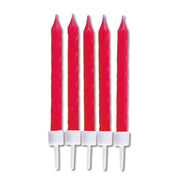 10 KERZEN, ROT