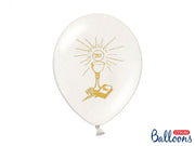 BALLON COMMUNION 27 CM PURE WHITE