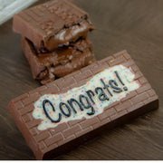 SCHOKOLADENFORM 3-TEILIG CONGRATS SCHOKOLADENTAFEL