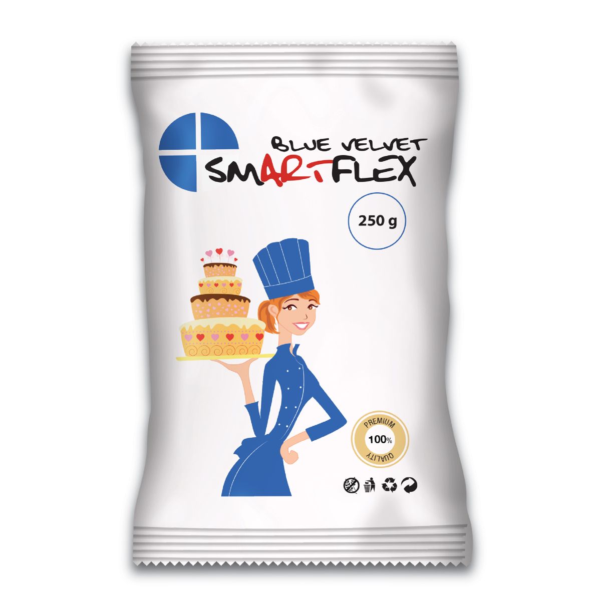 SMARTFLEX FONDANT BLUE 250G