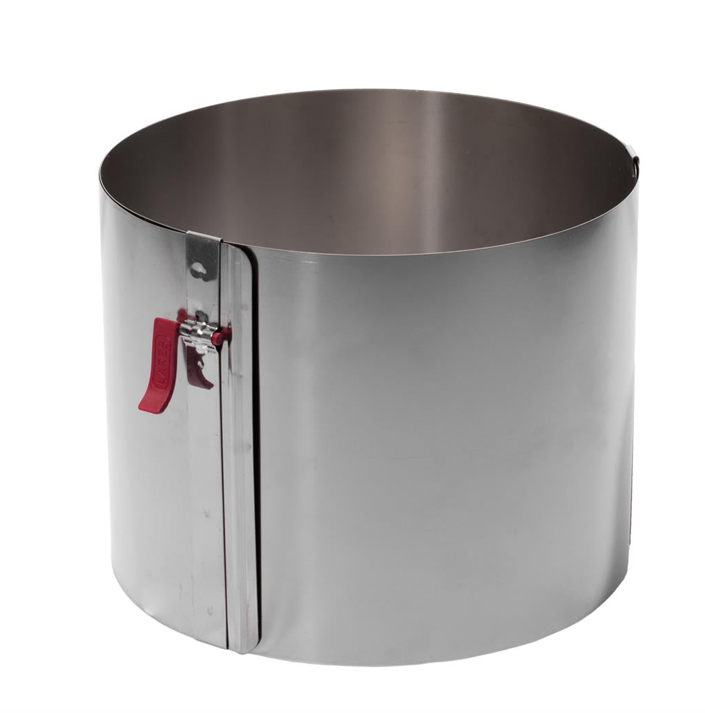 TORTENRING MIT KLEMMHEBELHÖHE 15 CM