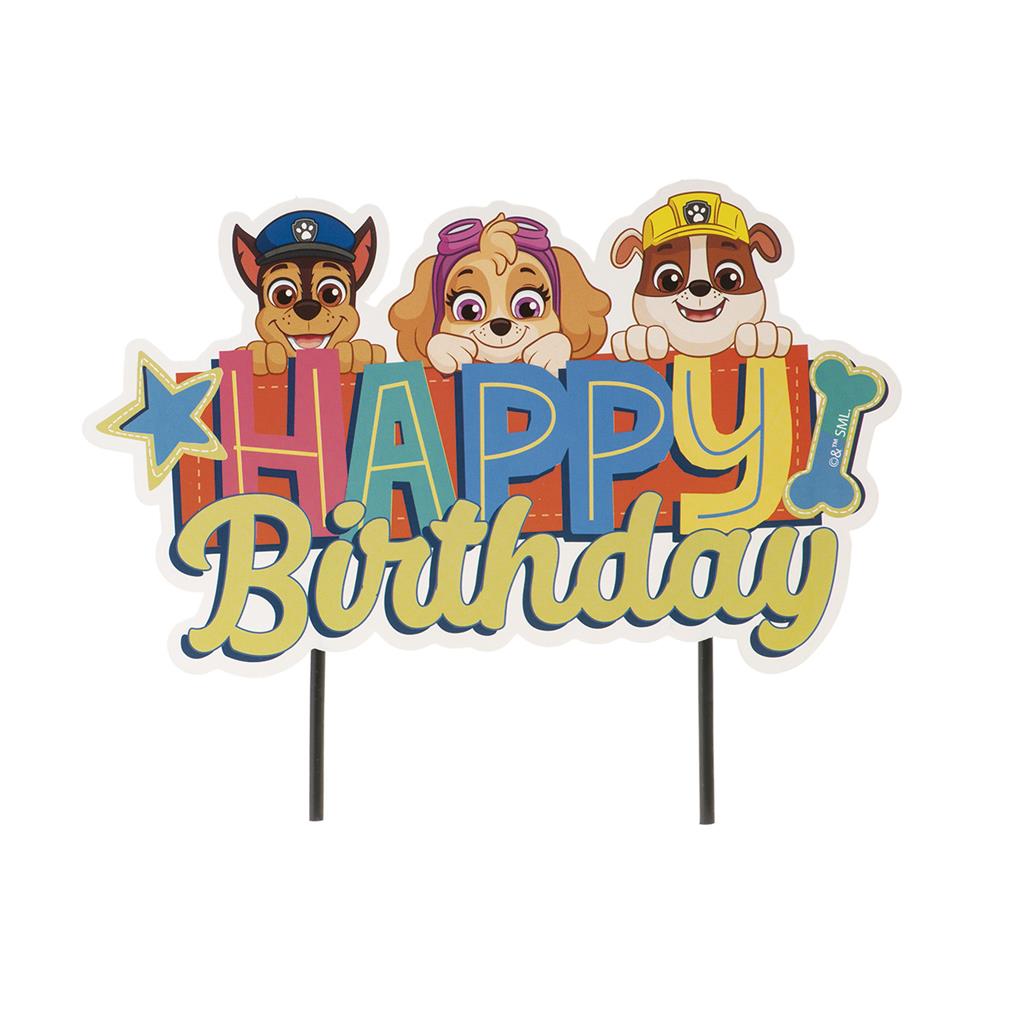 CAKE TOPPER PAW PATROL