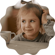 Foto Tortenaufleger Rund - Wellig