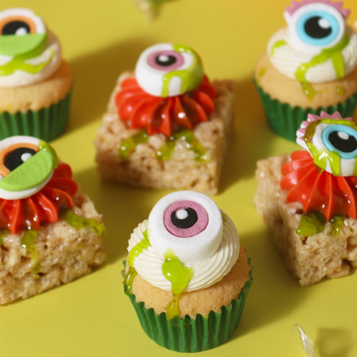 CUPCAKE SET SLIME MONSTER