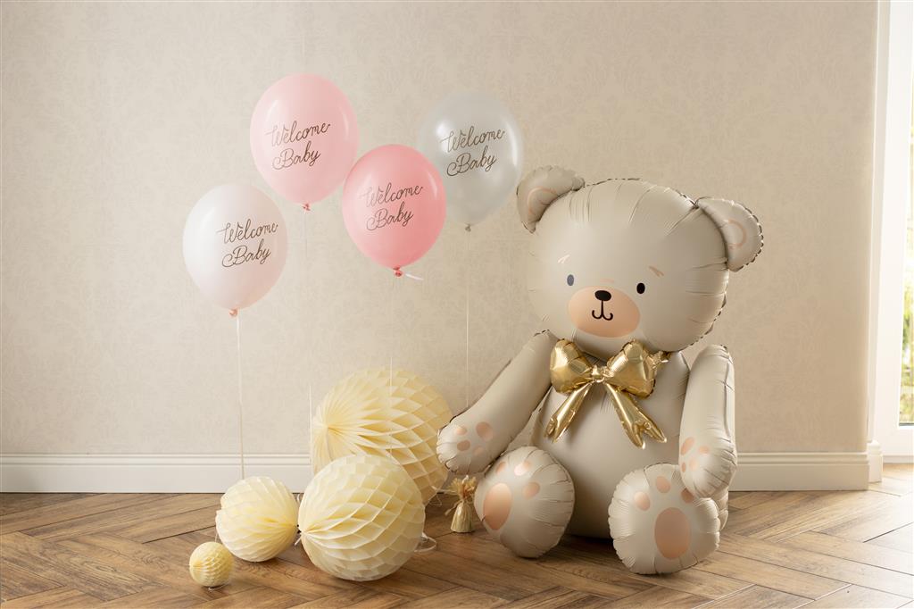 WELCOME BABY BALLON ROSA MIX