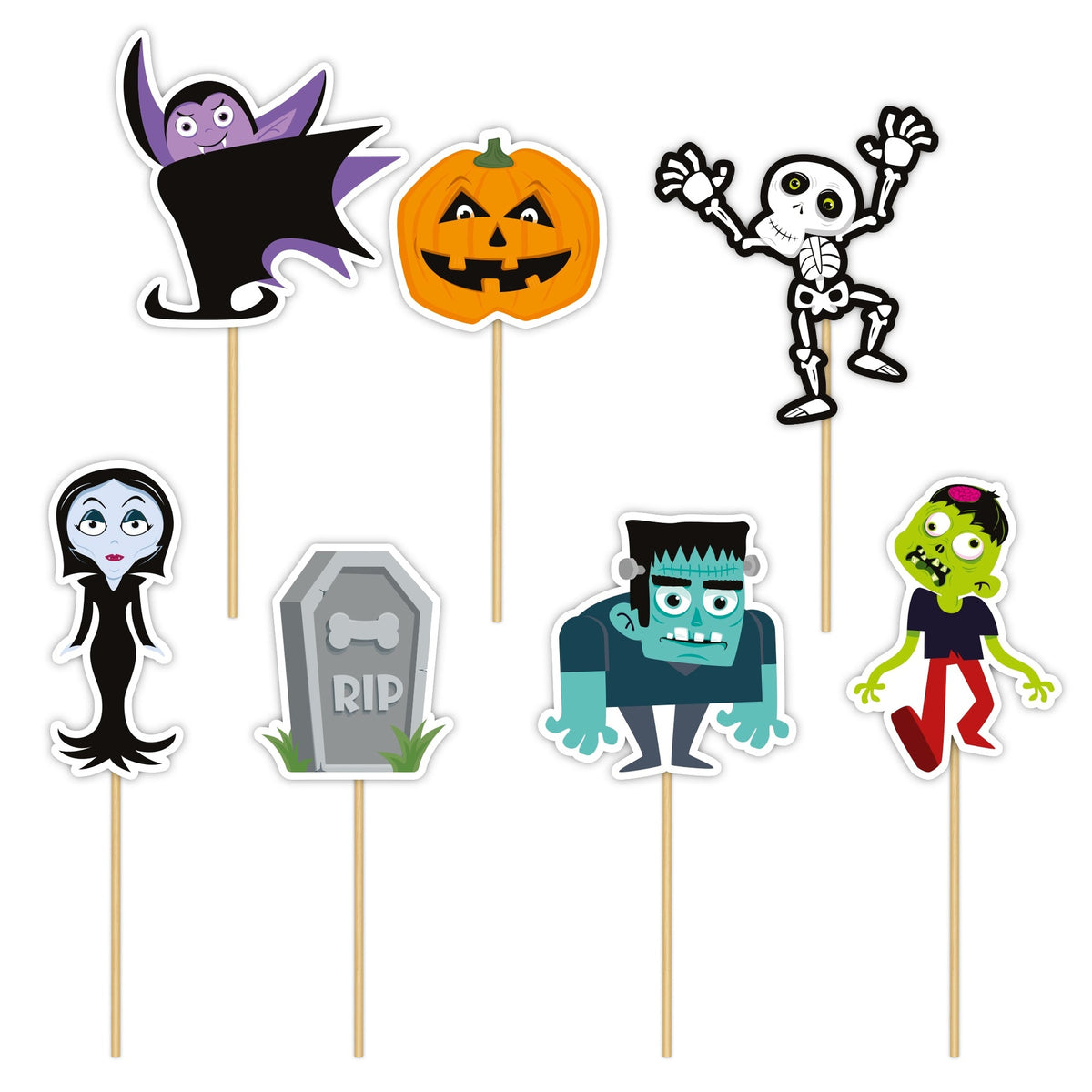 Cake Topper Halloween-Monsters