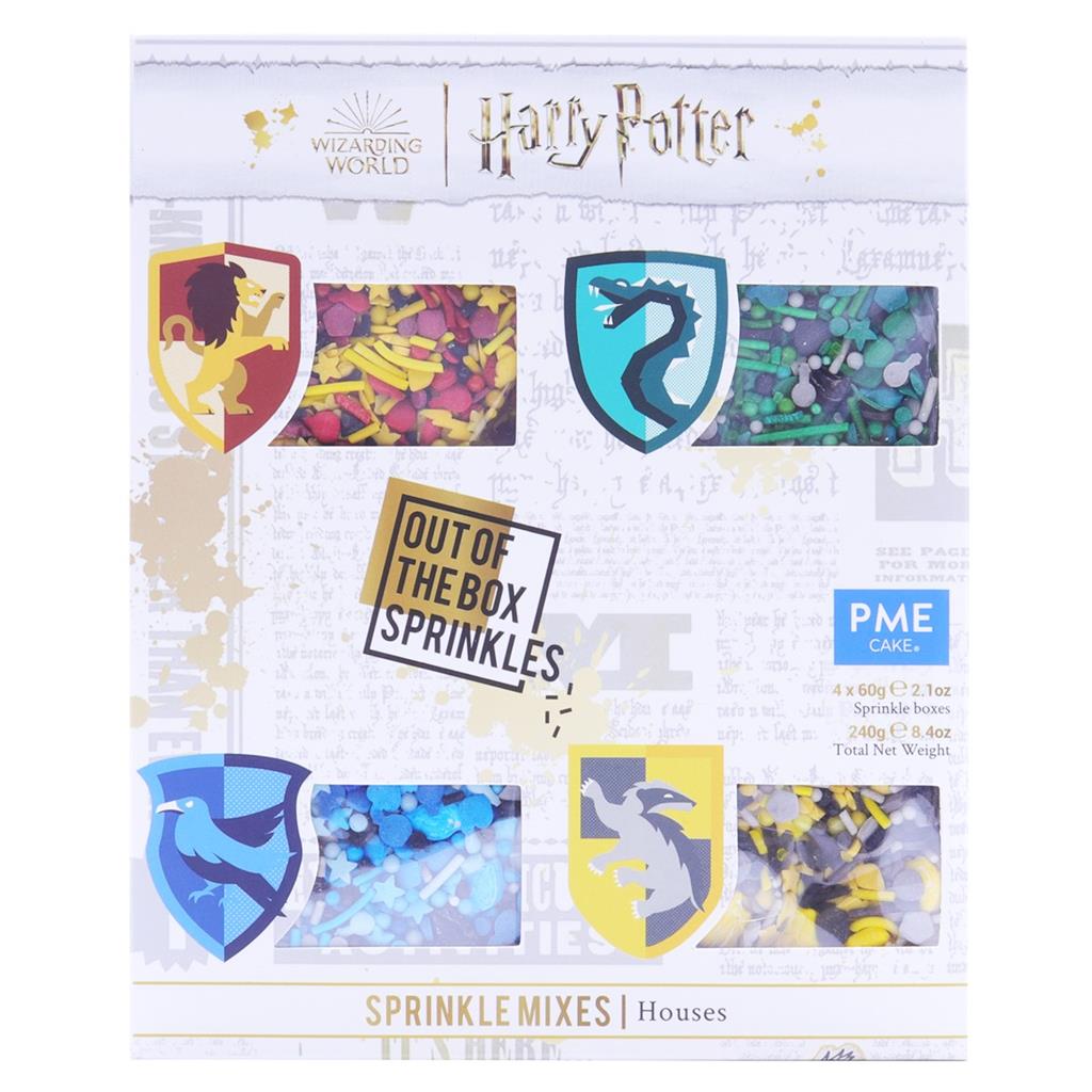 HARRY POTTER STREUSEL-MIX4 ER SET HÄUSER